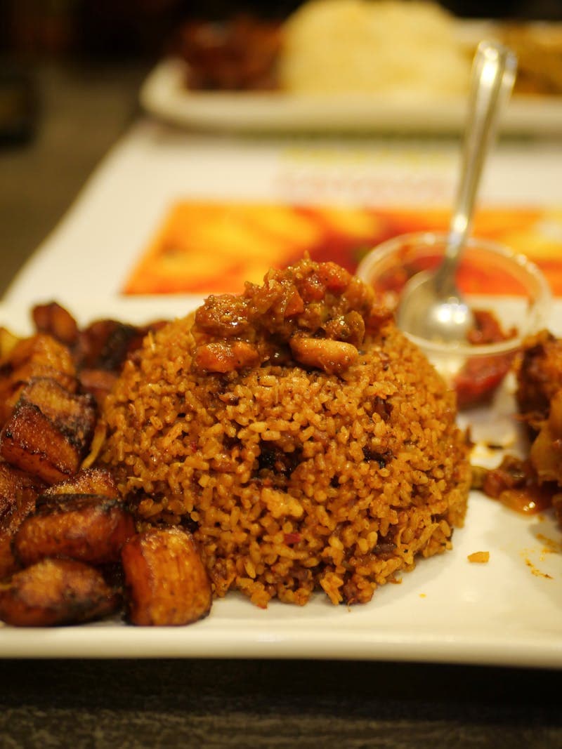 Kedjenou de poulet + riz
